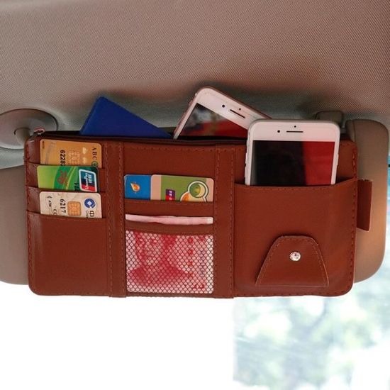 Mini Poubelle De Voiture Avec Couvercle - Polypropylène - 16,5x8 Cm - Multifonction : Rangement Accessoires, Snacks…