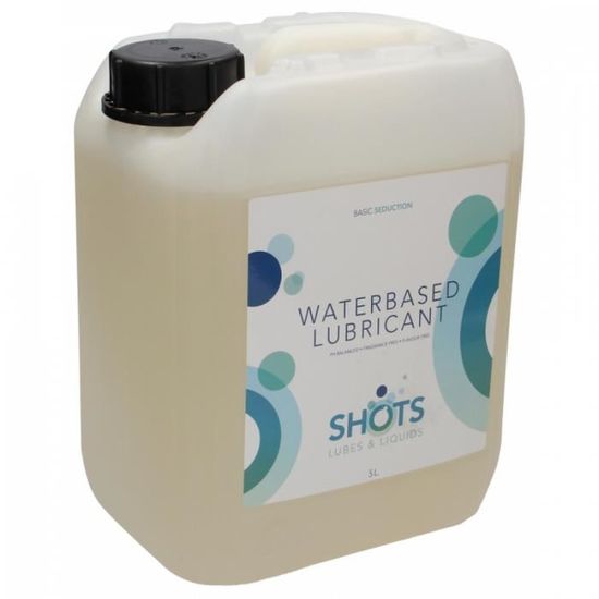 Lubrifiant à Base D'eau Shots Lube - Bidon De 5 Litres