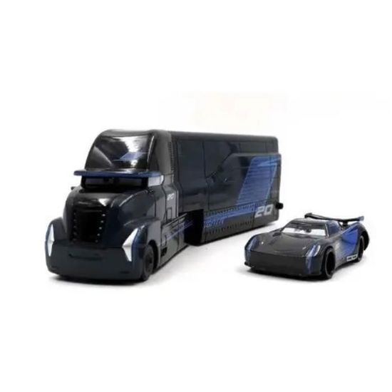 Set 2 Voitures Cars - Jackson Storm et Camion Transporteur - Modèle 1