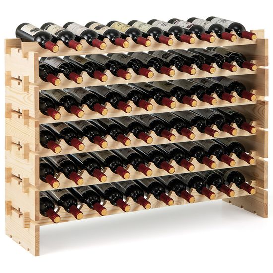 Casier À Bouteilles-Design Modulaire Et Empilable Pour 36 Bouteilles, Range Bouteille Vin Noir Casier À Bouteilles-Design Modulaire Et Empilable Pour 36 Bouteilles, Range Bouteille Vin Noir