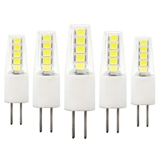 Ampoule Led G4 2W Dimmable, 2W G4 Lampe Led Blanc Froid 6000K 200Lm,  Ampoules D'Éclairage Équivalent À 20W Halogène Ac-Dc 12[q10811] - Cdiscount  Maison