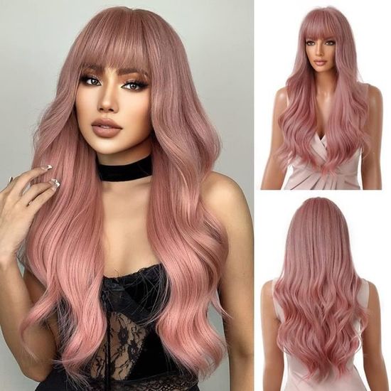 Perruque rose pale deals