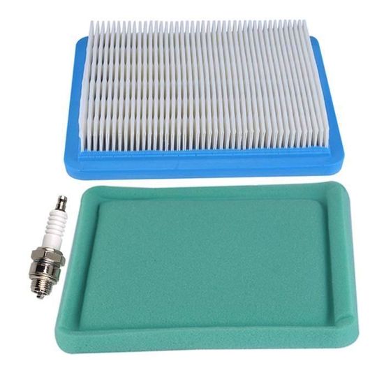 Set Filtre à Air + Bougie D’allumage – Pour Tondeuse Et Moteurs, Remplacement Facile, Entretien Régulier