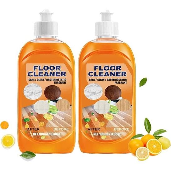 2PCS Powerful Decontamination Floor Cleaner Wood Floor Cleaning Tile