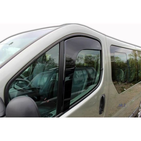 Heko Déflecteurs D'Air Déflecteurs De Vent Compatible Megane 4 5P Berlina Depuis 2016 - Ensemble 4 Pièces Aérodynamiques