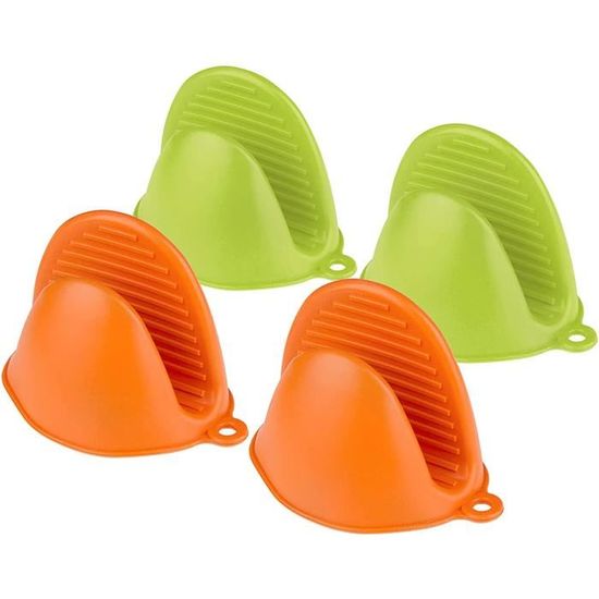 Gants De Four En Silicone - Anti-Brûlure, Lavables - Maniques Pour Cuisine, Four, BBQ