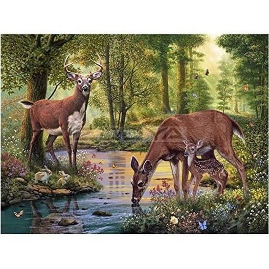Yoonqun Diamond Painting Kit Rosa rossa Pittura Diamante 5D fai da te Grande Completo Cristallo Strass Motivo Mosaico Ricamo Punto Croce Arte Decor