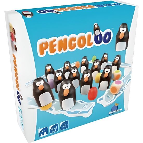 Jeu de société Pengoloo - BLUE ORANGE - Pingouins en bois - Mixte - Intérieur