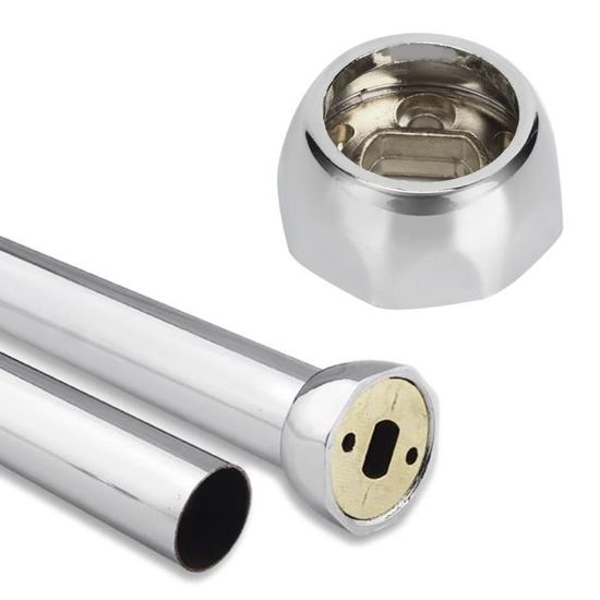 4 Supports De Bride Pour Penderie - Uxcell - 25mm Diamètre - Argent Métal