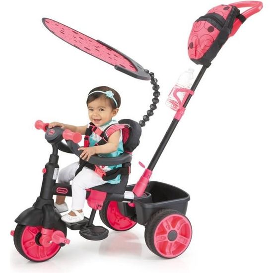 Tricycle Evolutif 4 en 1 Deluxe Edition Neon Rose LITTLE TIKES Pour Fille A partir de 9 mois Cdiscount Jeux Jouets