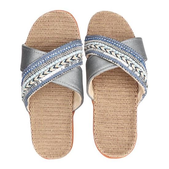 Sandales BRASILERAS Femme - Tongs Confortables Antidérapantes Pour Plage, Piscine Ou Ville