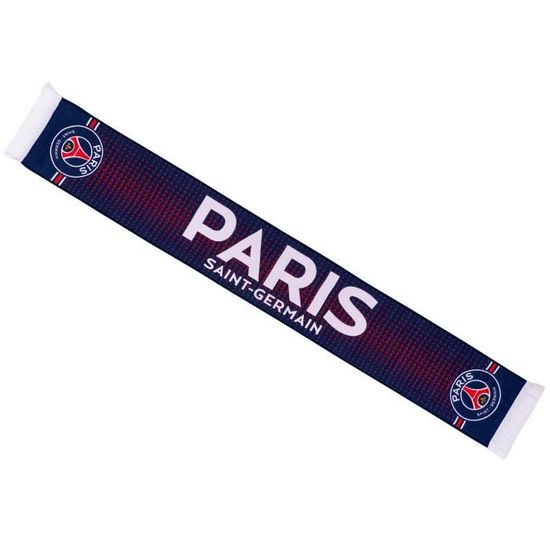 Coffret PSG Officiel - Bonnet + Écharpe Paris Saint Germain, Taille Adulte, Acrylique