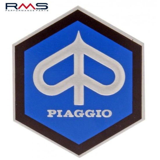 Vespa Embleem/LOGO Titanium – Piaggio Carbon