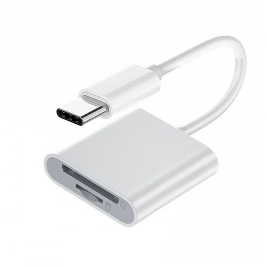 Adaptateur USB-C Vers Micro SD – Lecteur De Carte 5 Gbps – Plug And Play Pour Ordinateur, Tablette, Téléphone