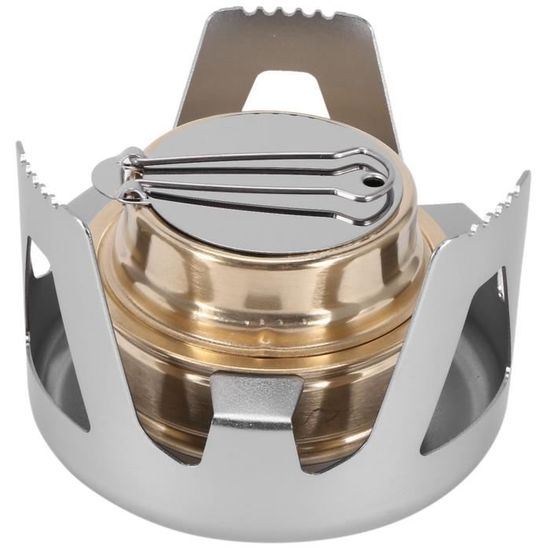 BRÛLEUR À ALCOOL Extérieur Avec Poignée Design Portable En Acier Inoxydable EUR 11,67 - FR