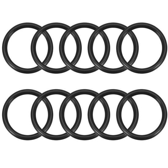 10 Joints Toriques En Caoutchouc Nitrile - Dimensions 12,4x7,1x2,65mm - Pour étanchéité, Lot De 10 - Marque Uxcell