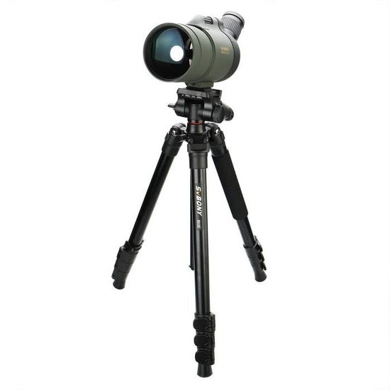 Longue Vue Puissante Svbony SV28 Longue Vue 25-75x70 Bak4 Porro Prisme Impermeable Monoculaire Adaptateur De Telephone Trepied Pour Observation Des Oiseaux Lunette Astronomique