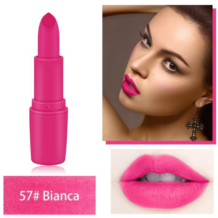 MISS ROSE Brick Red Bullet Rouge à lèvres Aunt Color Mist Matt Lipstick Glaze n1552