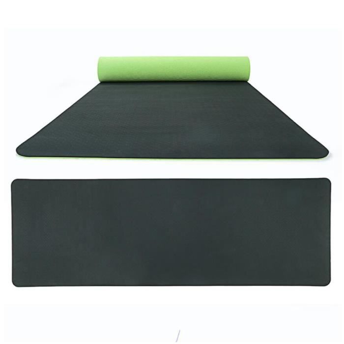 Non-Slip Yoga Double Couleur Mat TPE Eco Friendly Sports de plein air Fitness Mat Produit de yoga 41