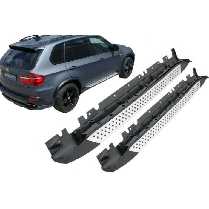 Marchepieds Side Steps pour BMW X5 E70 (2007-Up) par KITT TUNING
