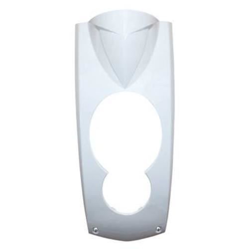 TABLIER - FACE AVANT REPLAY BLANC METAL POUR PEUGEOT LUDIX ONE - ELEGANCE - SNAKE - TREND COMPTEUR TRIANGULAIRE