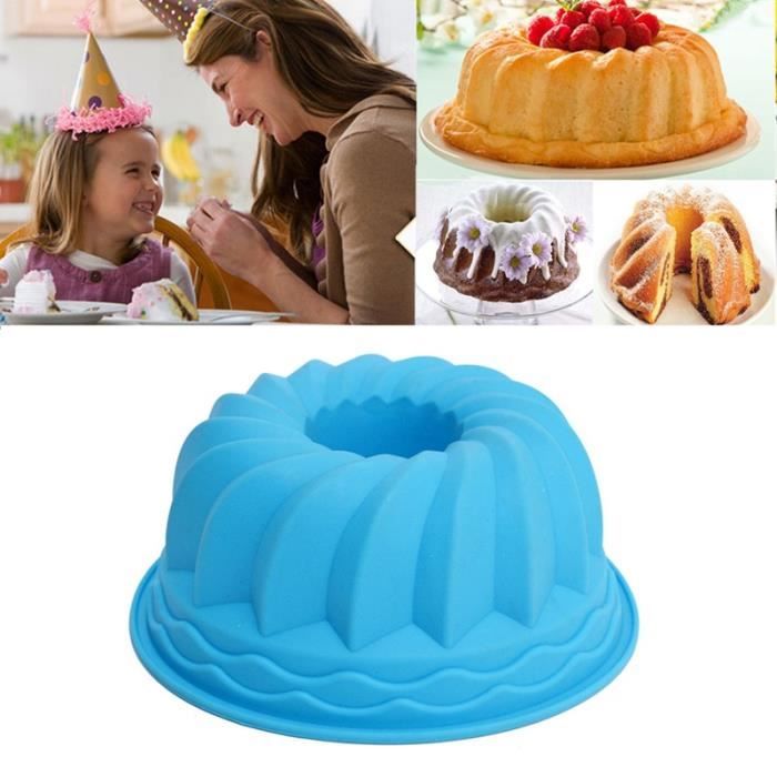 Moules Gâteaux Silicone Forme Pain Rond Muffin Pâtisserie Caissette Décoration