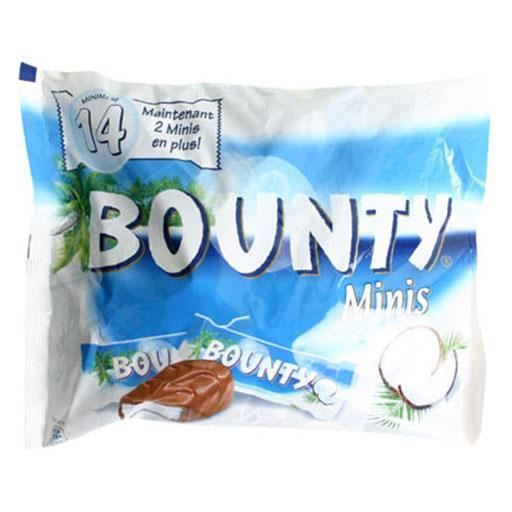Bounty Lait Minis (lot de 4)