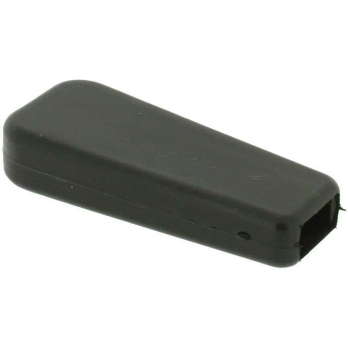 Poignée plate en plastique adaptable - Dimension: 20 x 8 x 10mm - L 70mm