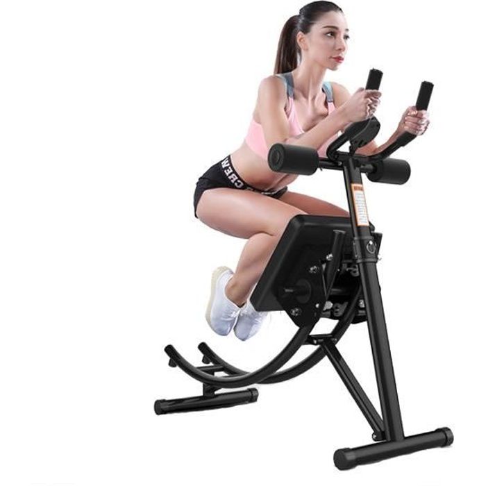 FREOSEN Abdominale Entraîneur AB Appareil Fitness Appartement Machine Avec Moniteur LED Abdominal Entraîneur Abdominal Pliable Verti