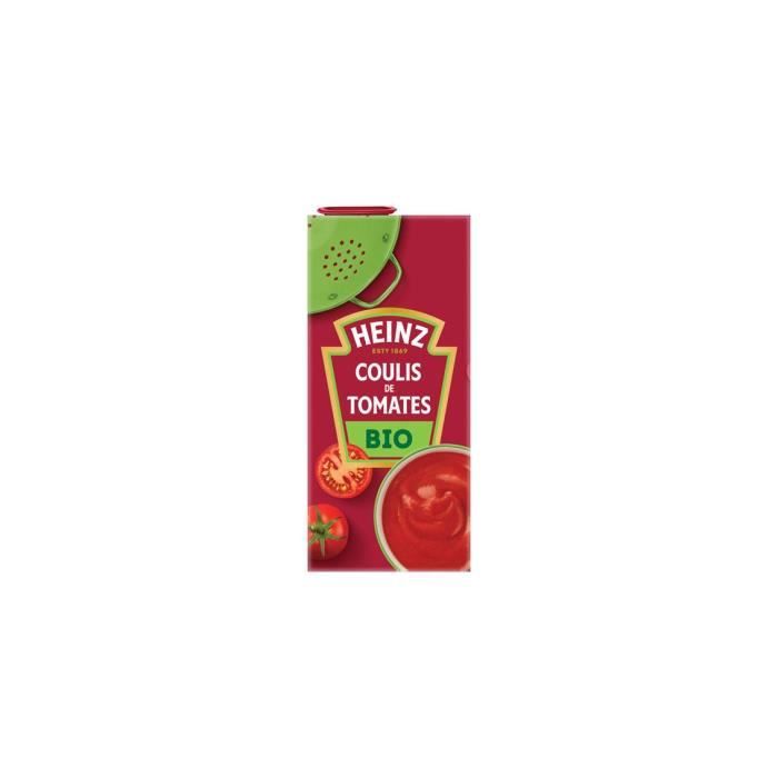 Coulis de tomates Heinz Bio- 350g / DDM : 30/09/22