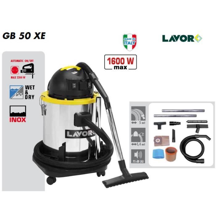 Lavor - Aspirateur eau et poussières 1400W 50L 70L/s - GB 50 XE
