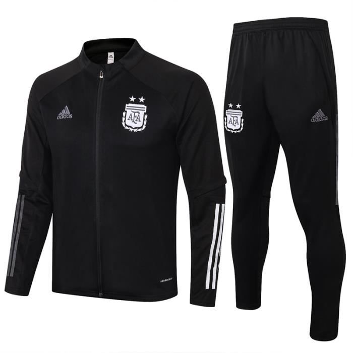 Ensemble Survêtement Argentine - Maillot de Foot Enfants Homme 2020-21 Ensemble Survêtement Jogging Vêtements de Football