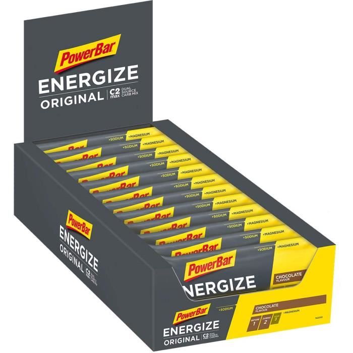 PowerBar Energize C2Max Original (25 X 55gr) - Chocolat