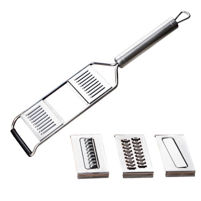 Mandoline de Cuisine Professionnel - Fruit et légume Mandoline Multifonctions en Acier Inoxydable