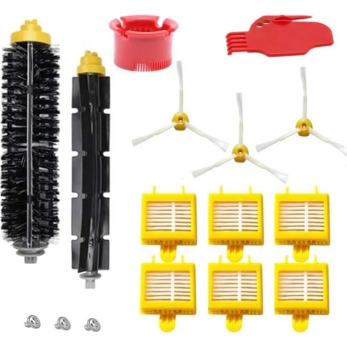 Kit D'Accessoires de Remplacement pour Aspirateur Compatible avec IRobot Roomba 700 Series 700720750760 Robots D'Aspirateur