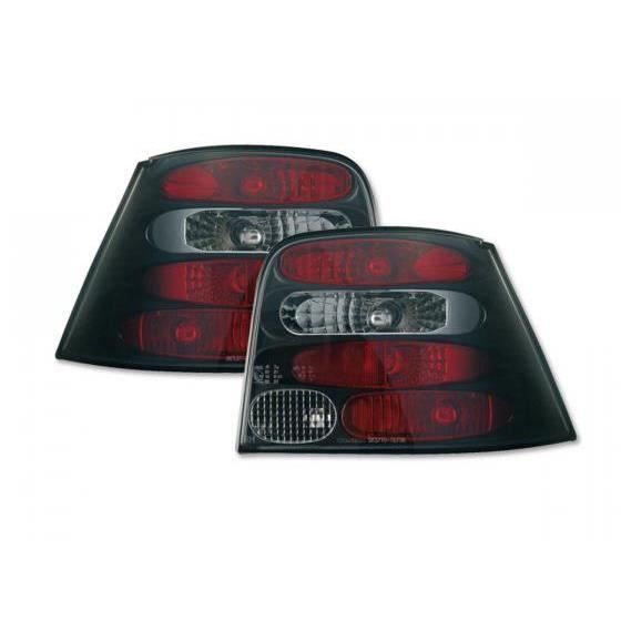 Feux arrières pour Volkswagen Golf 4 (type 1J) année 98-02, noir