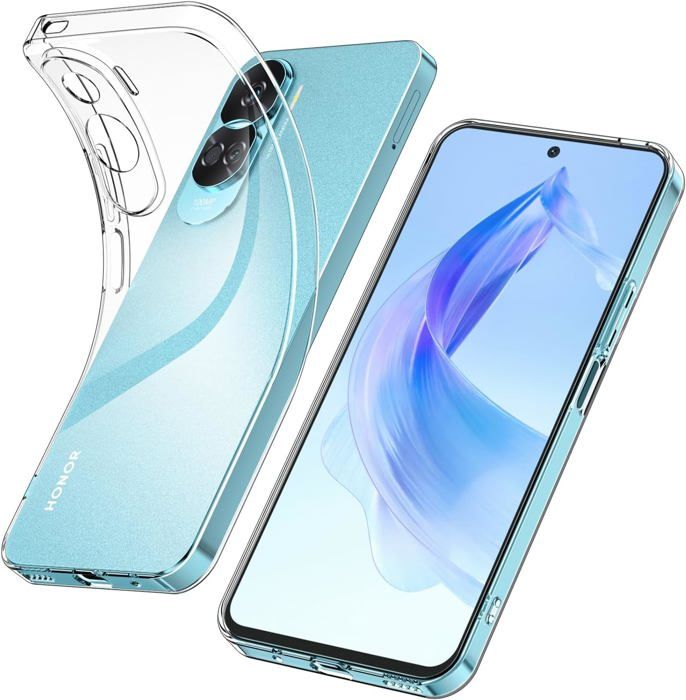 Wousunly Compatible avec Coque Honor 90 Lite Antichoc avec Support Portable Astronaute Coque Honor 90 Lite Silicone Motif de Dessin Animé Mignon Etui