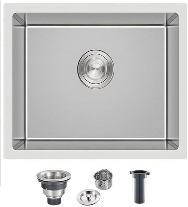 vier De Cuisine Cuve Simple Sus304 De 48 3 Cm En Acier Inoxydable vier-de-cuisine-cuve-simple-sus304-de-48-3-cm-en-acier-inoxydable