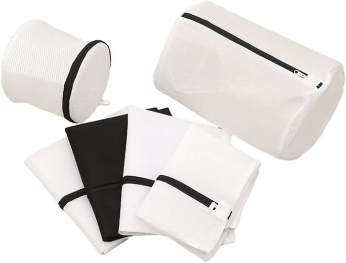 4 Paires Chaussettes à Volants Dentelle Femme - Coton/polyester - Avec Sac De Lavage - Blanc Et Noir - Style Princesse
