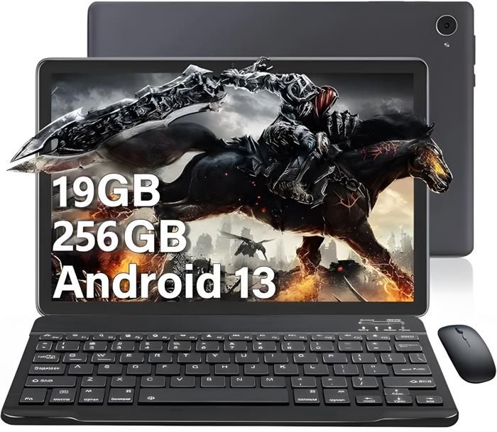 2024 Newest Tablette 10 Pouces avec Android 13 Tablette Octa-Core,5G WiFi 19Go RA+128Go/TF 1TB
