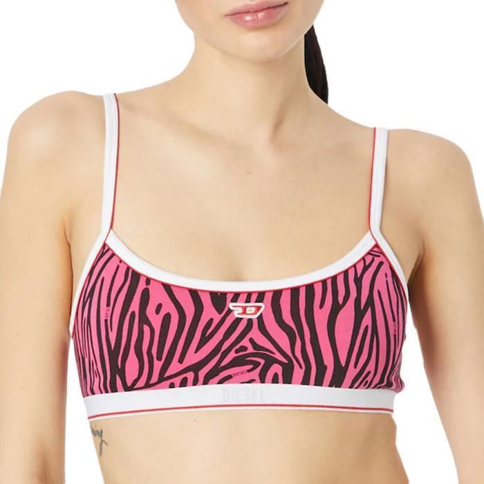 Brassière Noir/Rose Femme Diesel Reggiseno Brassière Noir/Rose Femme Diesel Reggiseno