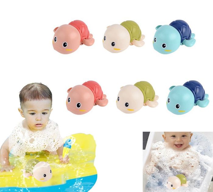 Sosoport – 3 Poisson Balancin à Remonter Pour Bain – Jouets Baignoire Enfants – Mécanisme Horloger – Couleurs Aléatoires
