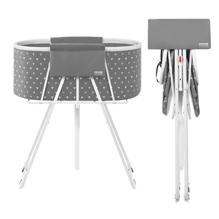 Comparer les prix de Baignoire Pliable Chien Station de Douche Surélevée Portable-VEVOR Chiens Chats Petite Moyenne Taille Intérieur Extérieur-Gris