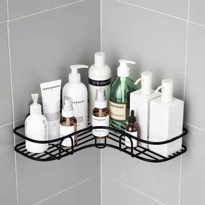 Étagère Angle Douche Sans Percage Etagere Salle de Bain Porte Savon Douche Inox Pour Salle de Bain Accessoires Salle de Bain 2 A