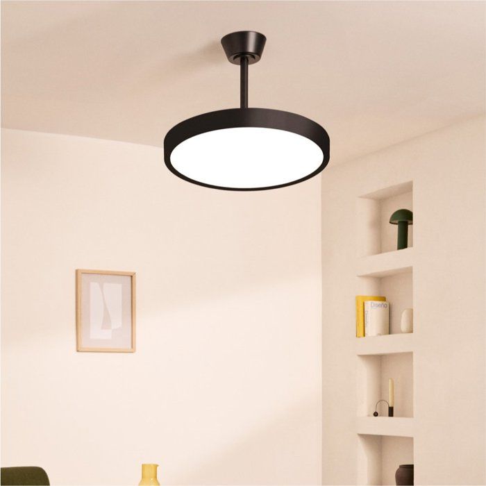 Ventilateur de plafond - Create - WIND CLEAR STUDIO - Silencieux - Pales rétractables - LED - Create