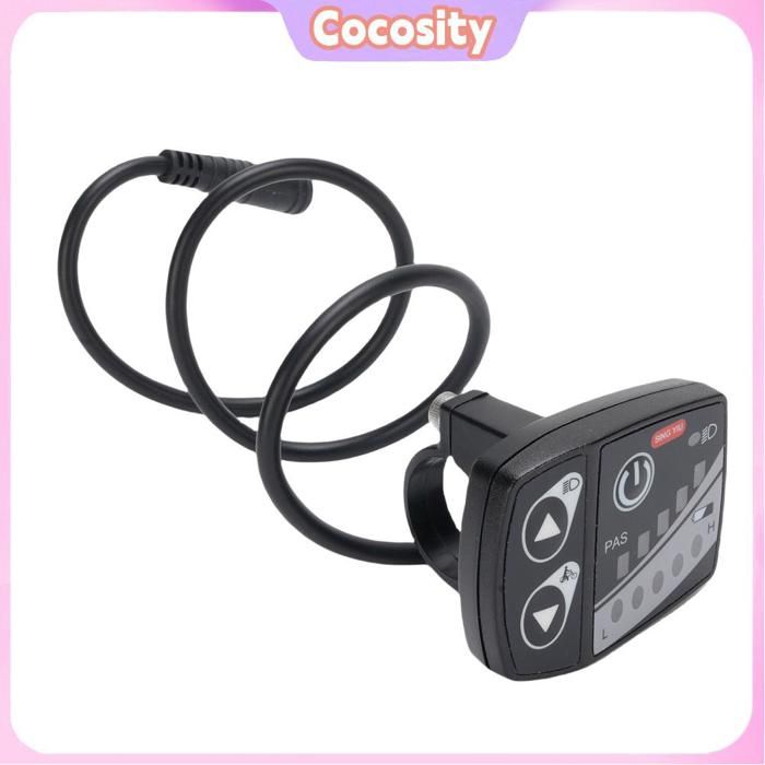 Écran De Contrôle TF-100 48V Pour Scooter KUGOO M4 – Affichage Vitesse, Puissance, Mode – Port USB – Connecteur étanche 6 Broches – Montage Facile
