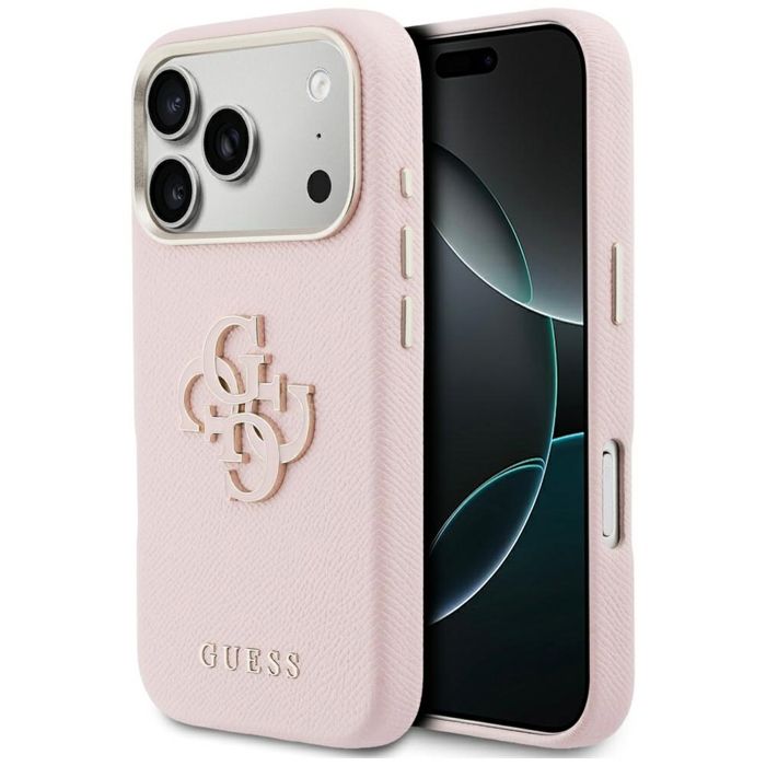 Coque Guess Hardcase Resin Logo pour iPhone 17 Pro Max - vue 4