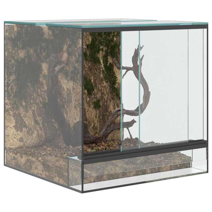 SEASON SALETerrarium avec stockage Transparent 30 x 30 x 30 cm Verre 9721374