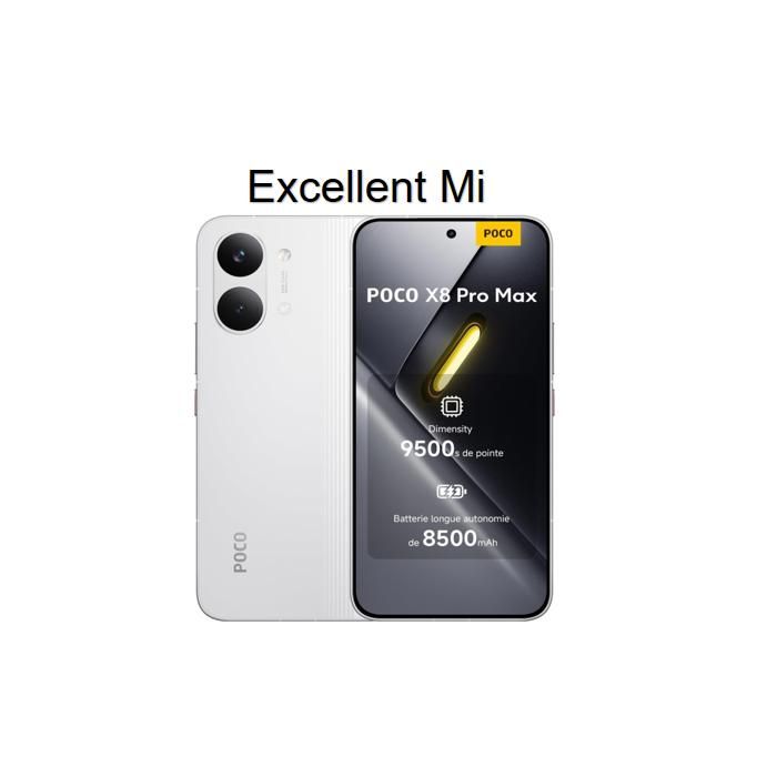 POCO X8 Pro Max Smartphone de 12+ Vendu par Excellent Mi Non Charguer Version européenne Neuf - vue 1