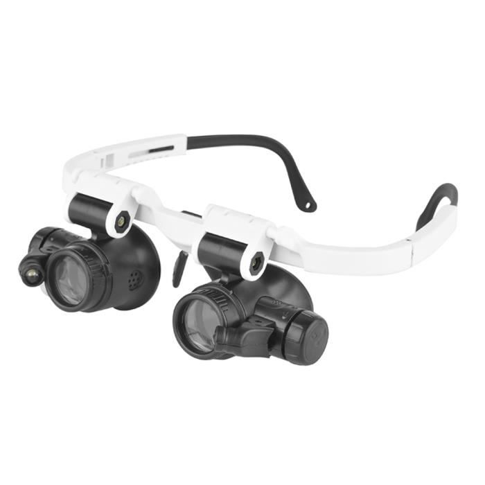 Lampe à led Double Loupe Lentille Bijoutier Montre
